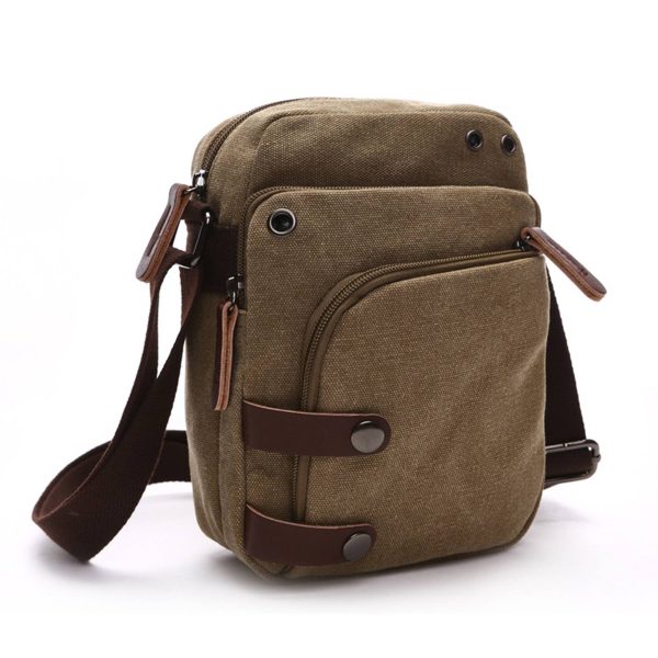 Canvas wearable Cross-body bag