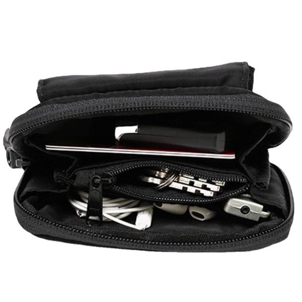 Soft Nylon Cross Coin Wallet