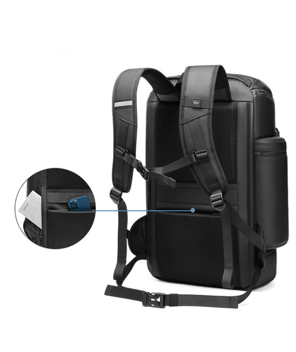 Gym backpack with shoe compartment for men