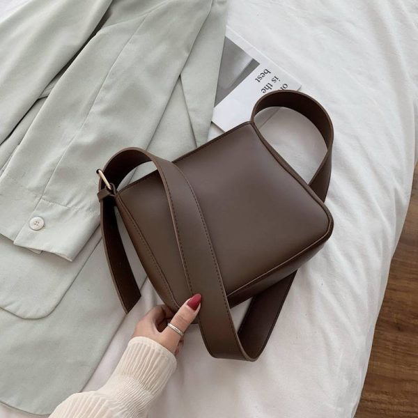 PU Leather Large Capacity Crossbody Bag