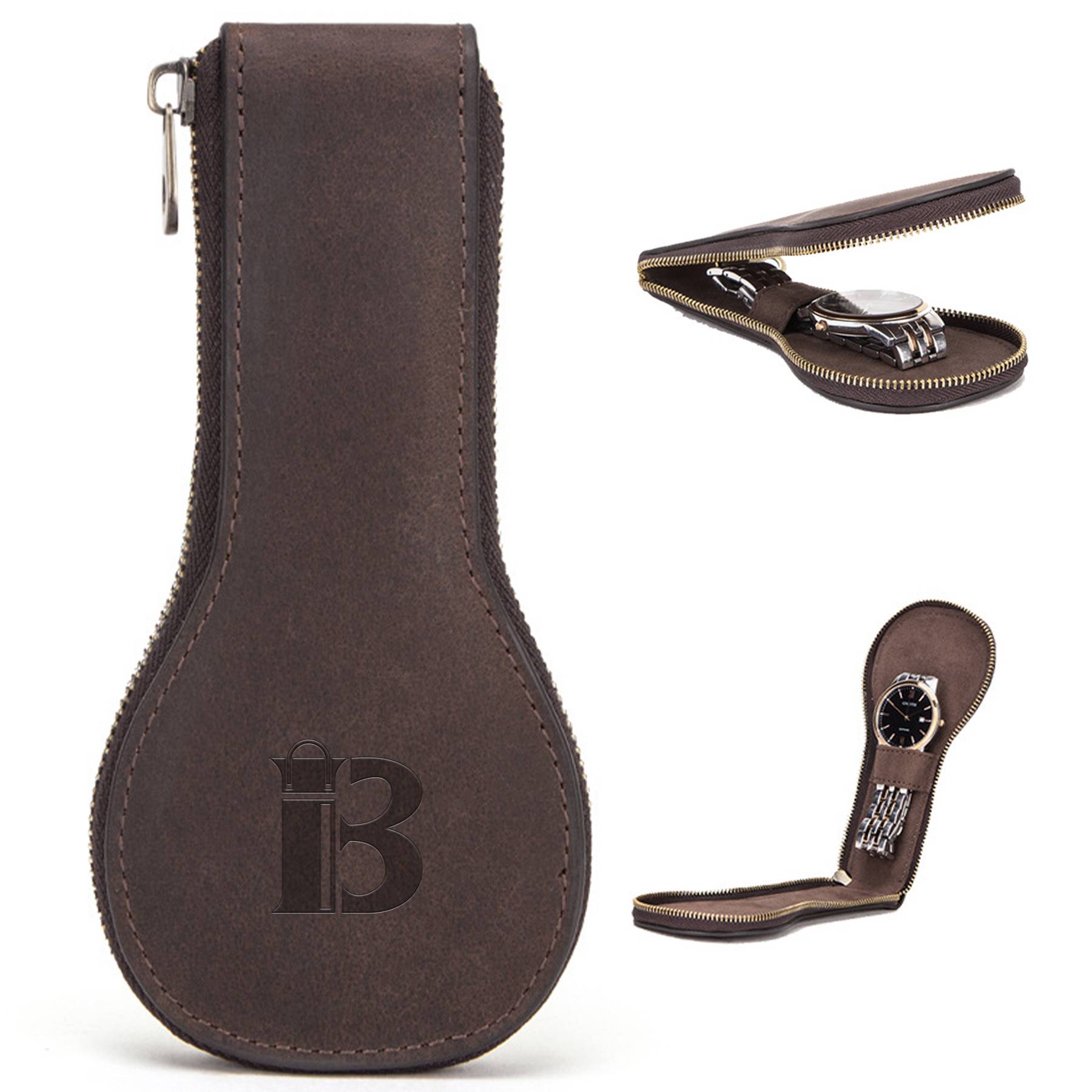 Genuine Leather Dust-proof storage bag for watch pockets
