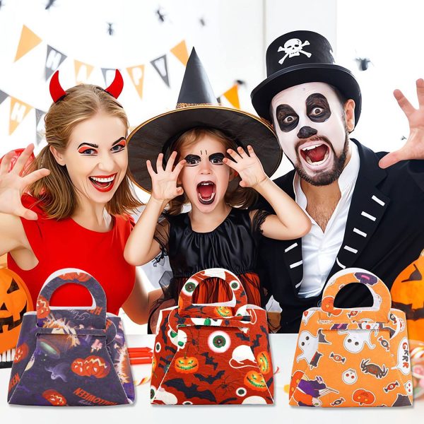 Collapsible Halloween Felt Candy Handbag