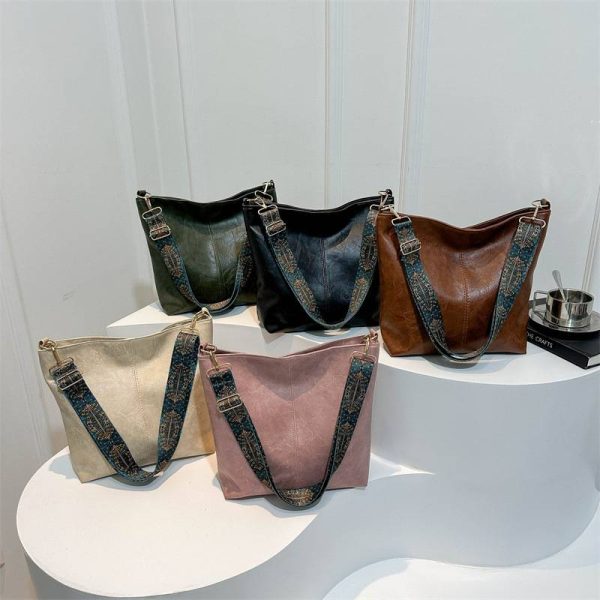 Large Capacity PU Leather Tote Bags for Women