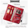 Genuine Leather Waterproof Large-capacity Buckled Wallet