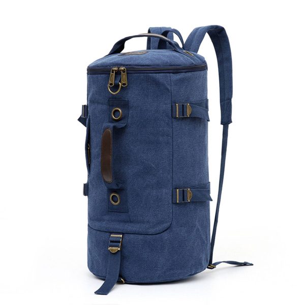 Retro canvas backpack