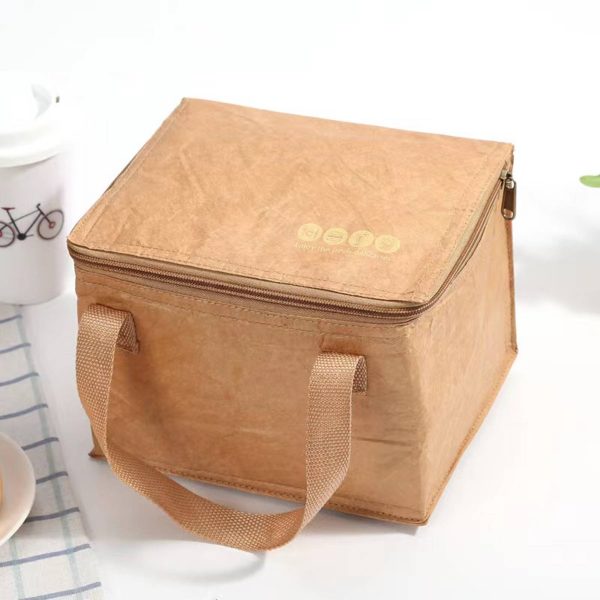 Outdoor Insulation Picnic Kraft Paper bento bag