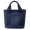 Canvas Small Tote Bag Handbag with Zipper