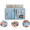 PU leather Coin Purse Wallet RFID Money Clip