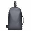 Nylon Sling Backpack with USB crossbody bag for Men