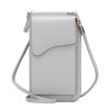 PU Mini buckle mobile phone women's crossbody bag