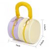 Nylon cylinder hand makeup bag