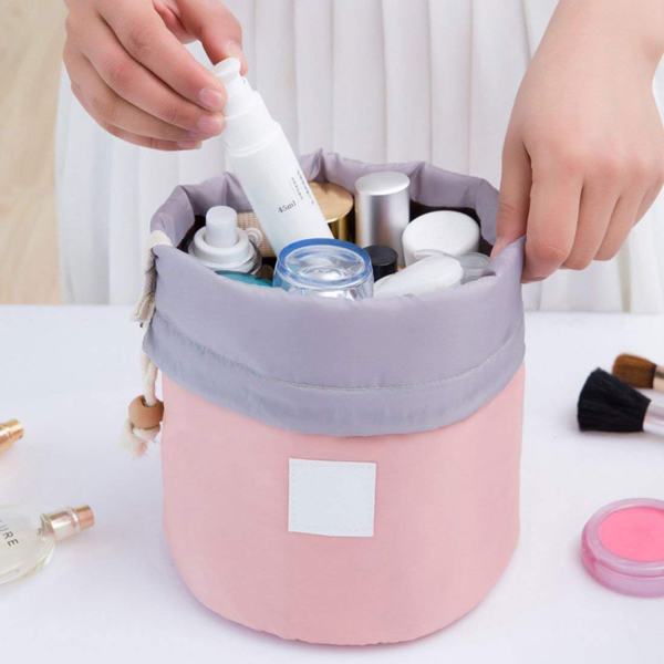 Travel Foldable Cosmetic Bags w/ Drawstring