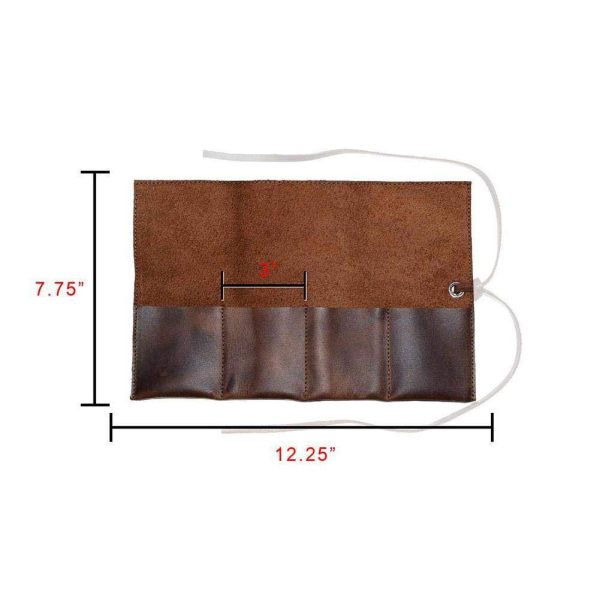 PU Leather Watch Roll Bag