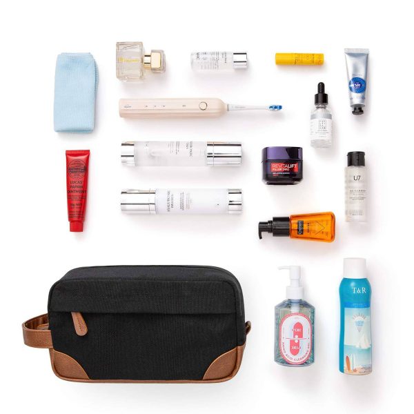 Canvas Waterproof Toiletry Hanging Cosmetic bag