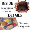 Genuine Leather Hand-paneled colourful cross-body bag