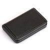 PU leather magnetic business card bag wallet