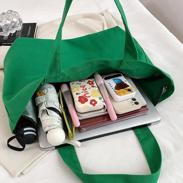 Cotton Canvas Tote Bag