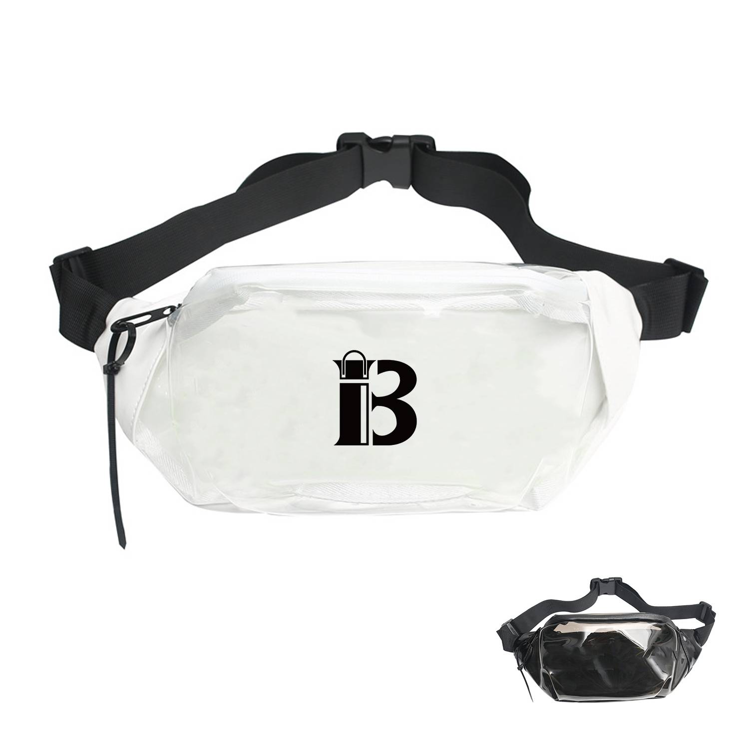 PVC transparent waterproof chest bag