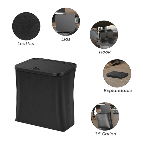 Foldable Large-capacity Car Trash Bin