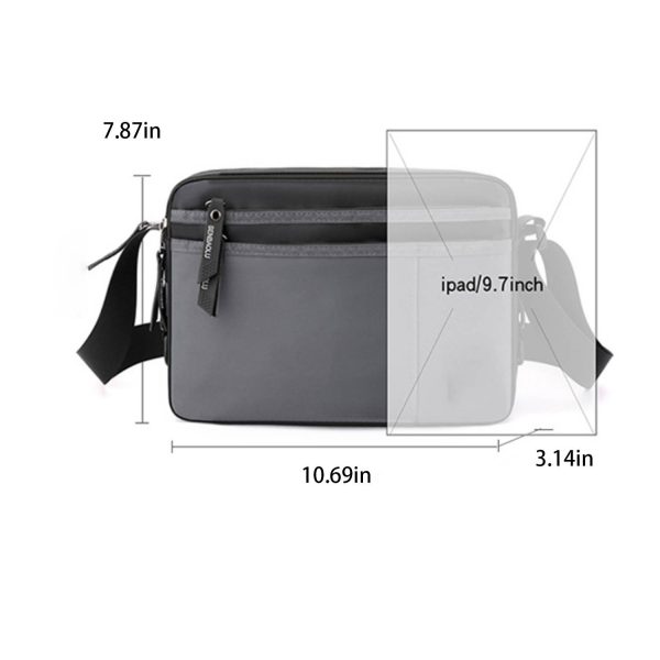 Minimalist Nylon Shoulder Crossbody Bag