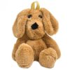 Cotton Plush puppet dog backpack for kids