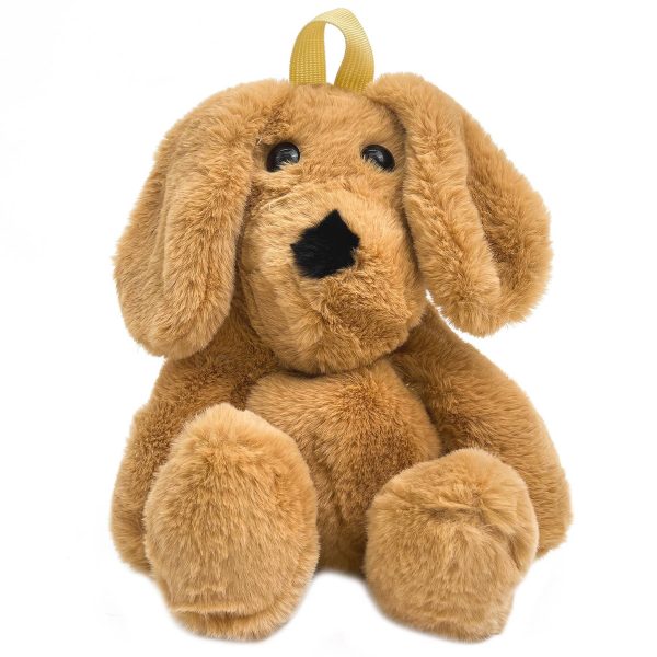 Cotton Plush puppet dog backpack for kids