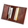 PU brown punk wallet