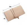 Leather Travel Cable Organizer Case Headphone Storage Bag