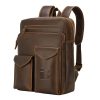 Business Work Genuine Leather Backpack