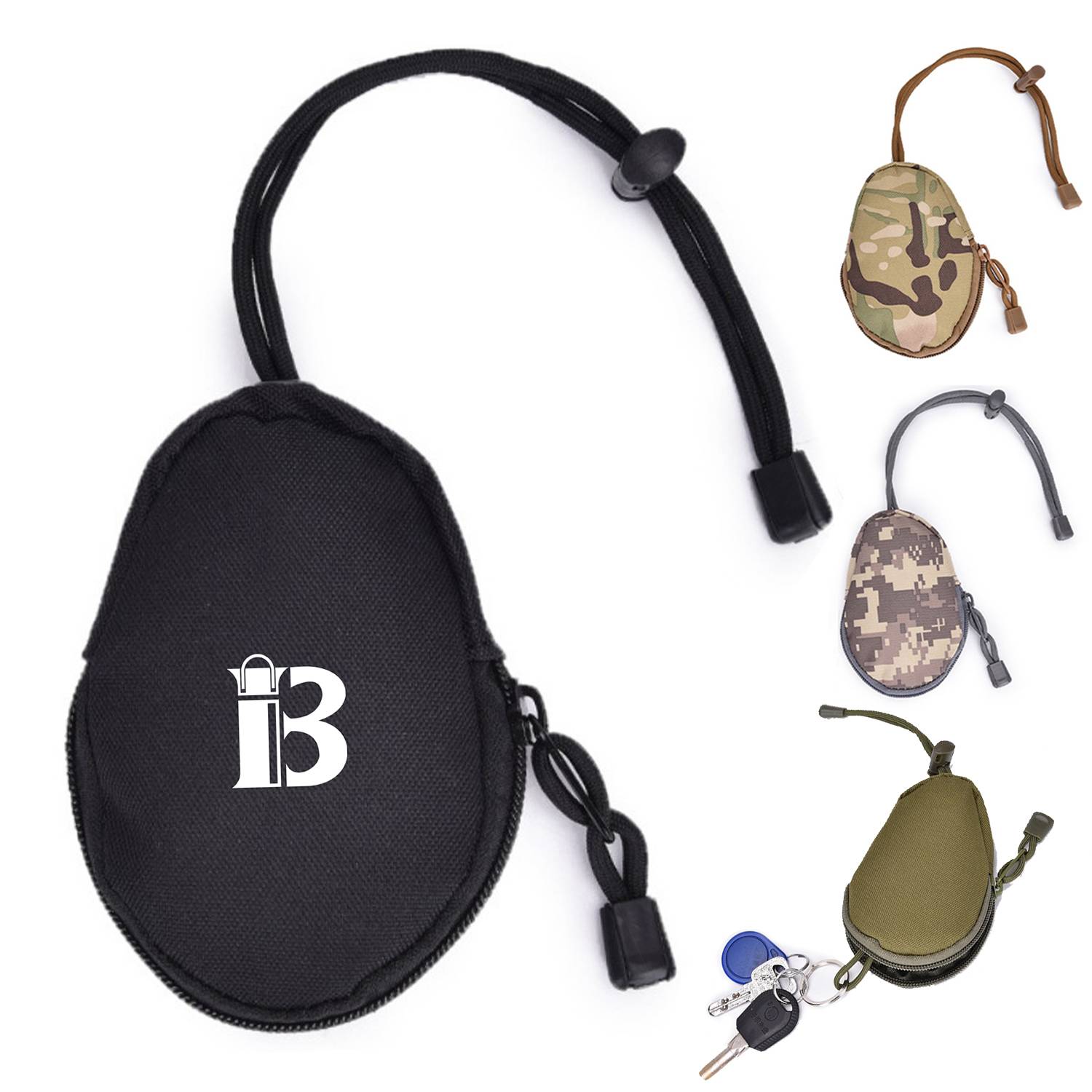Oxford Large capacity car home key chain storage bag