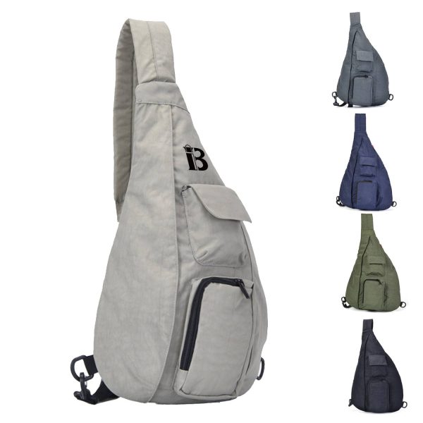 Sling Chest Bag with Adjustable Rope Shoulder Strap