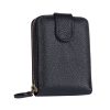 Genuine leather men's organ card bag