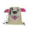 Drawstring polyester pocket