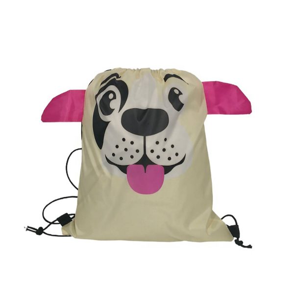 Drawstring polyester pocket