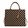 Canvas Crossbody Bag Lingerie Color Clash Tote for Women