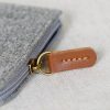 Zippered Felt Fabric Coin Purse