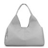 Nylon sports totes bags with shoes compartment for women