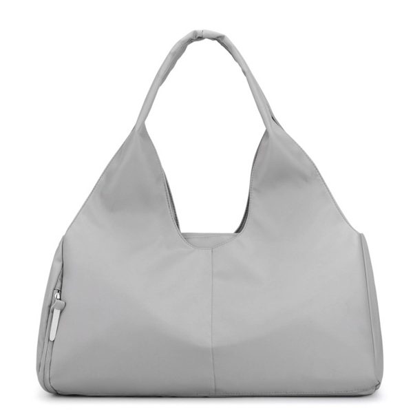 Nylon sports totes bags with shoes compartment for women