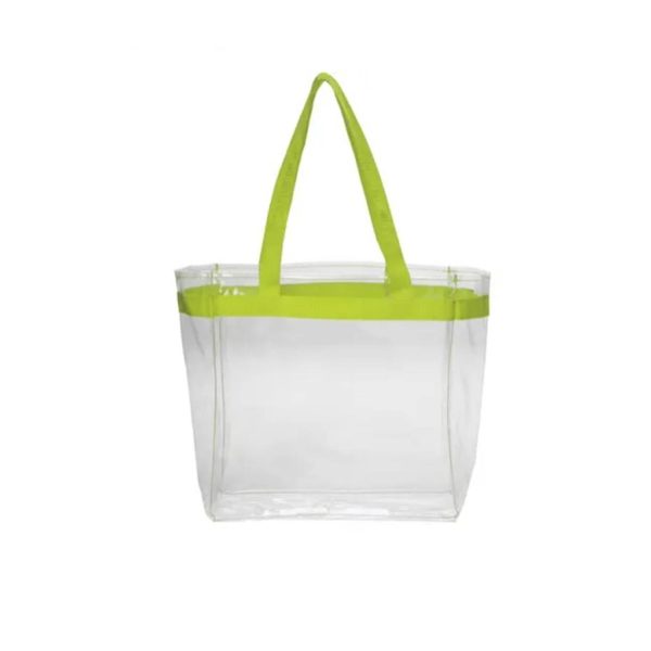 Large PVC Clear Tote Bag for shopping