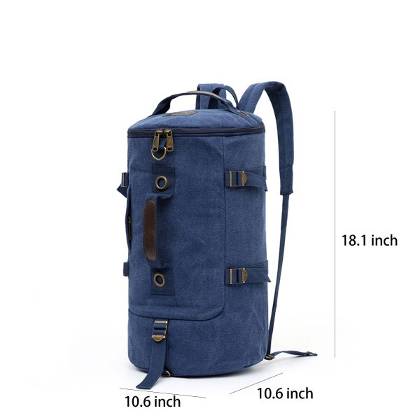 Retro canvas backpack