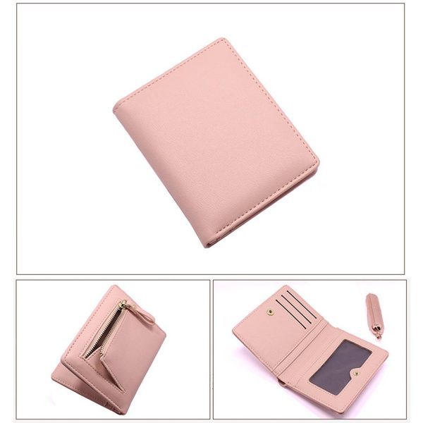 PU Leather Short Simple Coin Purse