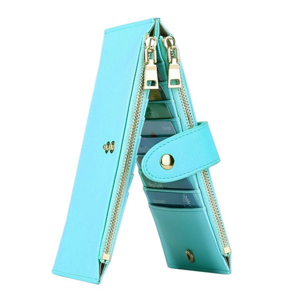 PU Leather Women's Purses RFID Bifold Wallet