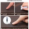Genuine Leather Round portable watch storage bag