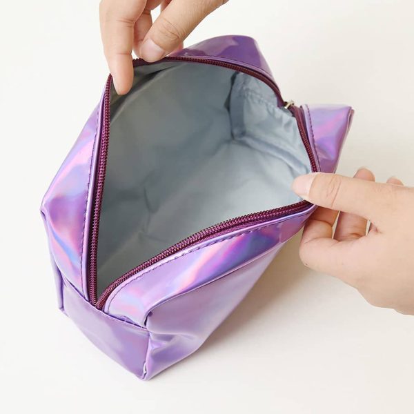 Fashionable laser PU makeup bag