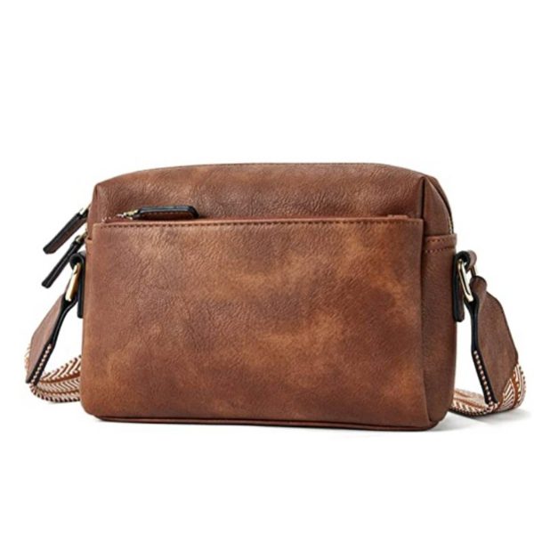 PU small colored shoulder strap crossbody bag