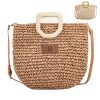 Jute Sleek minimalist woven cross-body bag