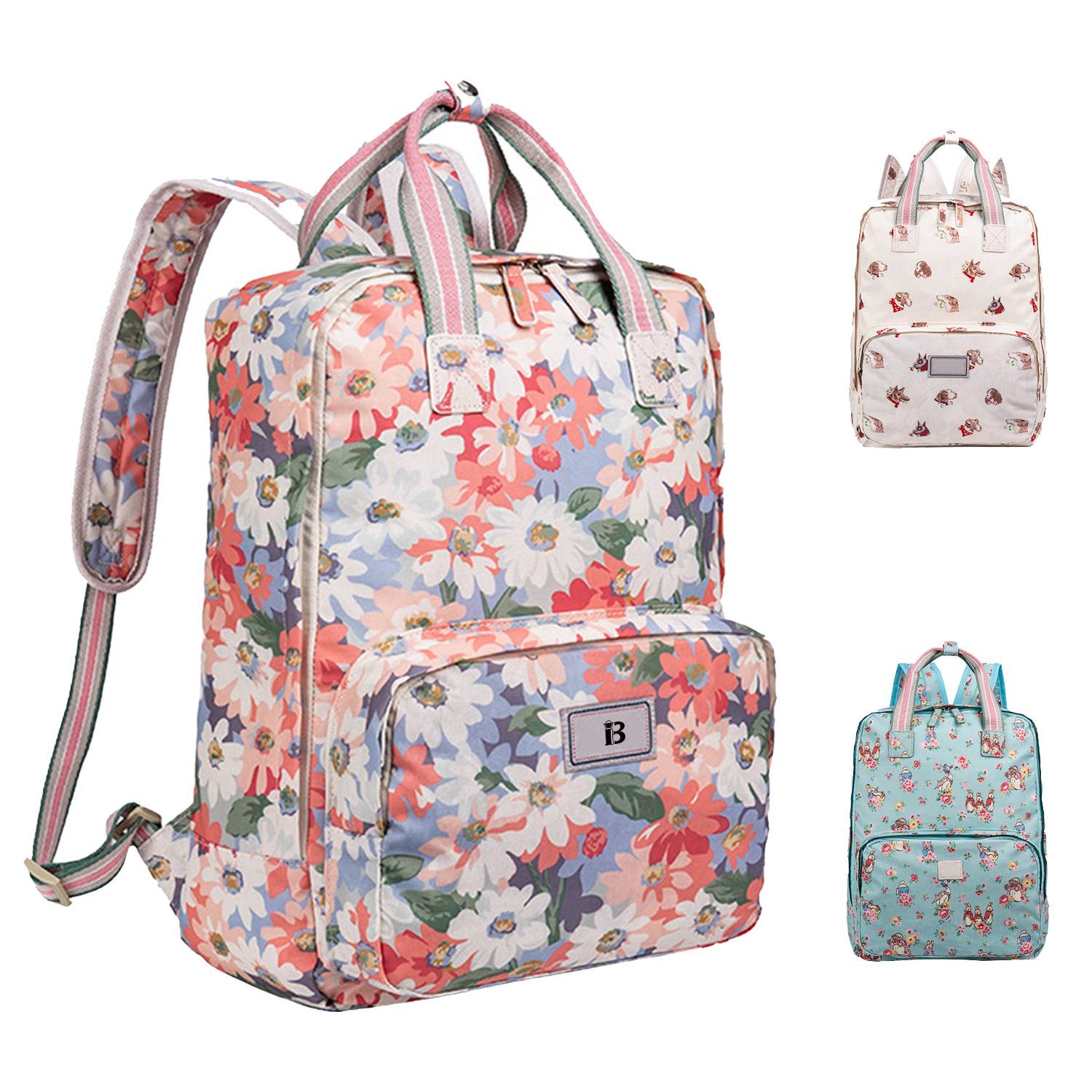 Waterproof Printing School Shoulder Laptop Backpack