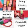 Genuine Leather Large capacity paneled backpack for women