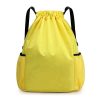 Nylon Large Drawstring Backpack Sports Bag