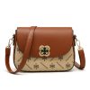 Pu Leather mini waterproof printed mobile Cross-body Bag